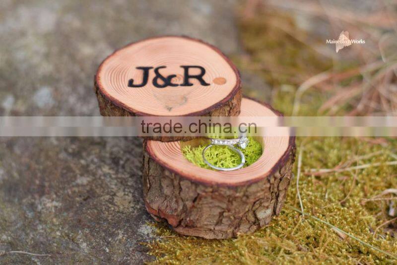 Personalised wedding Wooden Ring Box