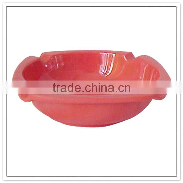 Bulk Red color round melamine novelty funny ashtrays