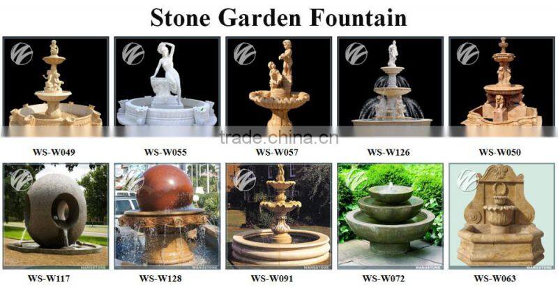 Modern garden stone figure sculpture