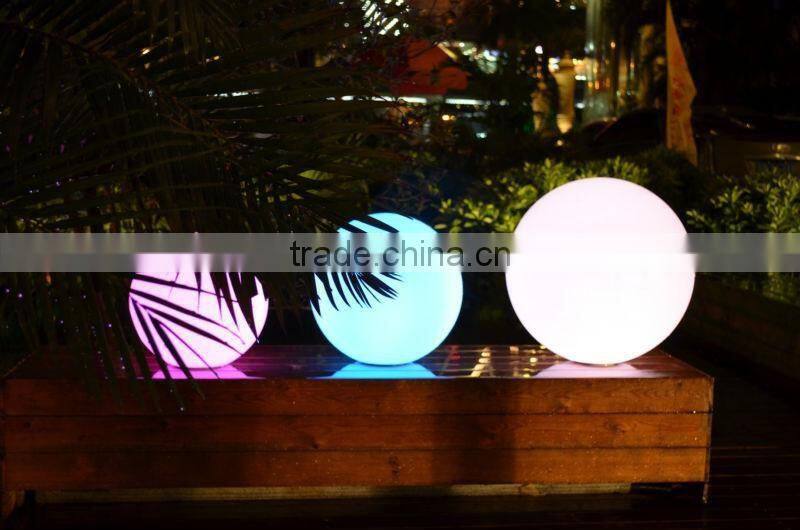 Hot sales RGB waterproof lighting led ball, modern outdoor hanging christmas ball plastic lighting led ball lighting