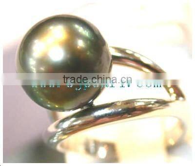 large tahitian pearl ring