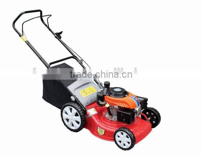 Comfortable Gasoline Lawn Mower 139cc engine diplacement lawn mower