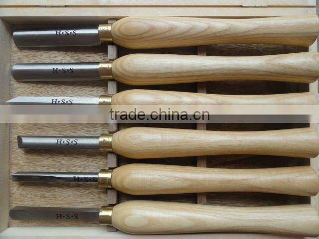 good quality wood chisel/wooden turning tools/6pc graved chisel
