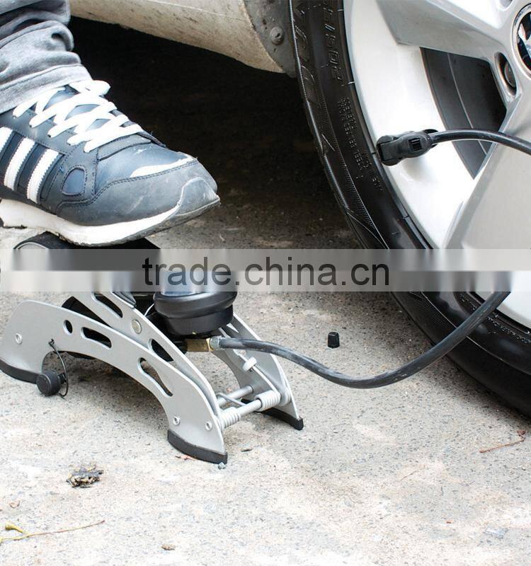 Single cylinder high pressure foot pump