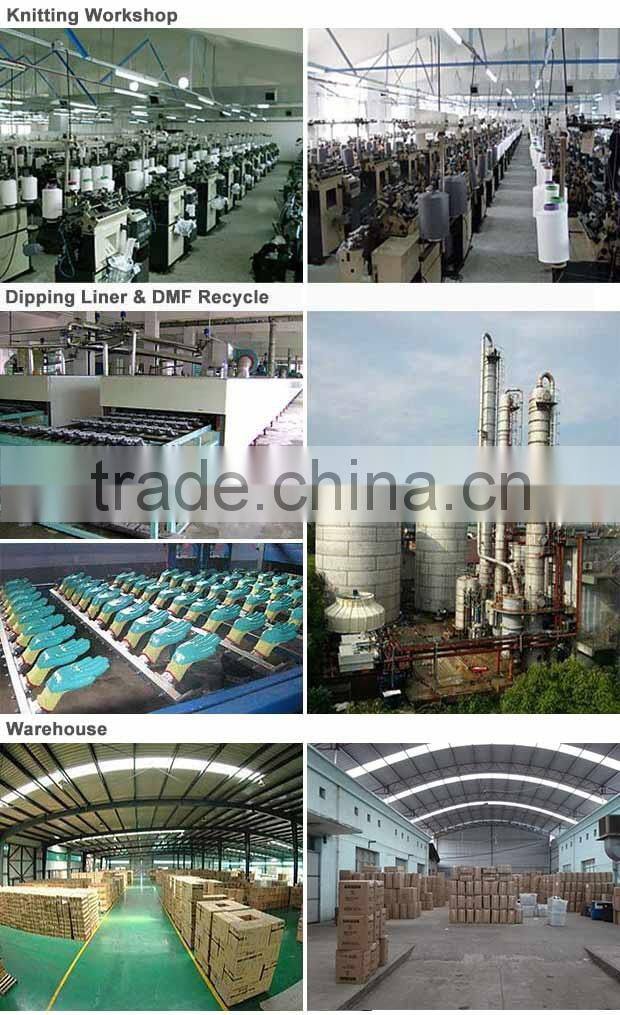 NMsafety Nylon and Hppe and Steel Fiber Palm Sandy Nitrile ANSI 6 Cut Resistant Mechanical Work Gloves