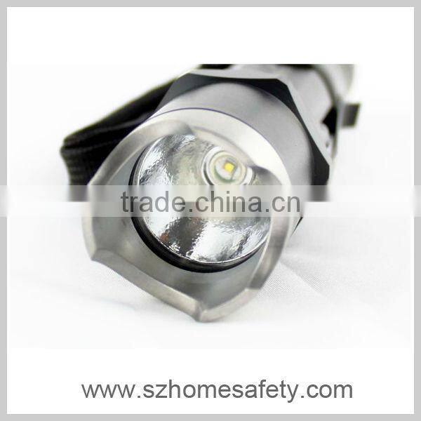 UniqueFire C1-Stainless Steel Attack-Head LED Flashlights with 5-Mode(1*18650)