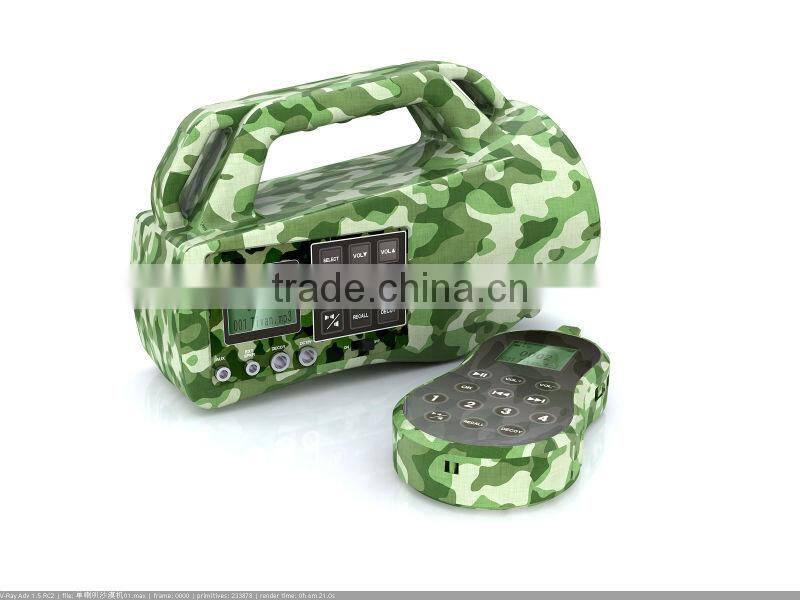 FOX Game call for hunting decoy with 4 HOT keys and 400 sounds and 250 yards remote