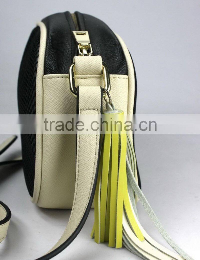 Fashion mesh fabric ladies crossbody bag wholesale handbag manufacturer