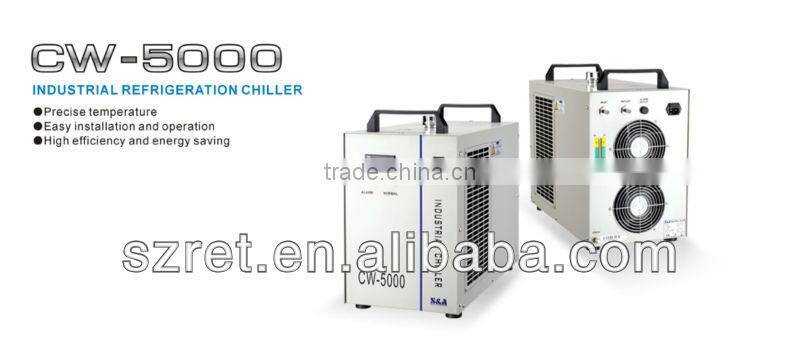 laser chiller cw5000 for glass tube 100w-130w