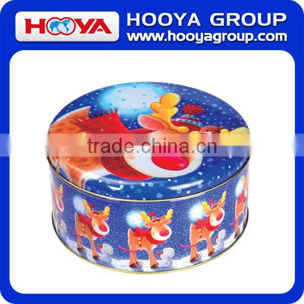 Customized Tin Box, Tea Storage Box, Round Tin Box For Cookies,