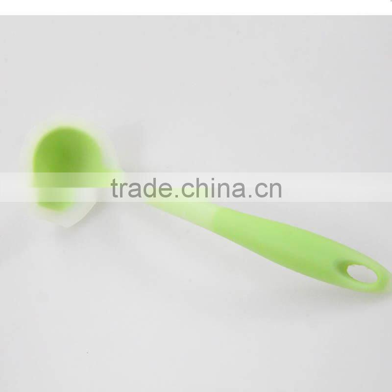 Silicone decorative serving spoons,cooling best soup spoon,custom soup spoon