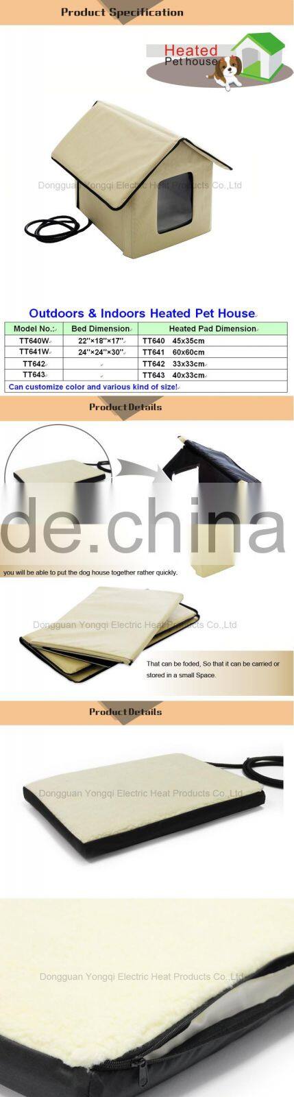 Portable Heated Outdoor Pet House