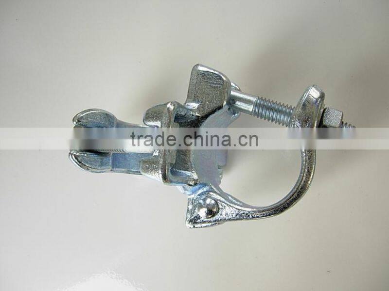 Scaffolding tube coupler 48.3mm forged swivel/ fixed right angle clamp