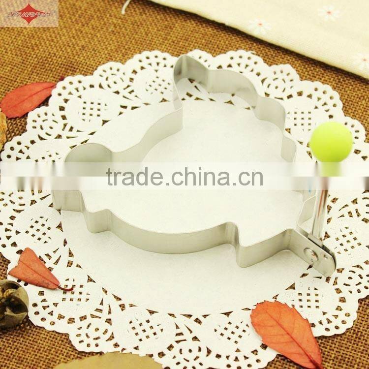 ZY-F140 4pcs high quality stainless steel fried egg molds egg ring set stainless steel egg mold with pp ball handle