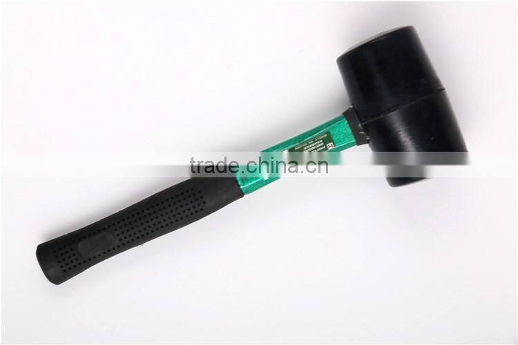 Rubber Hammer with Fiberglass Handle