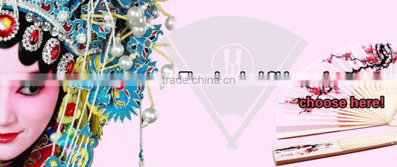 Advertising lace hand folding fan