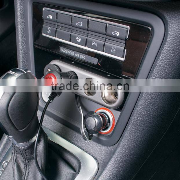 2015 Car Cigarette Lighter 4 way Socket Adapter Plug Socket for iPhone , Tablet