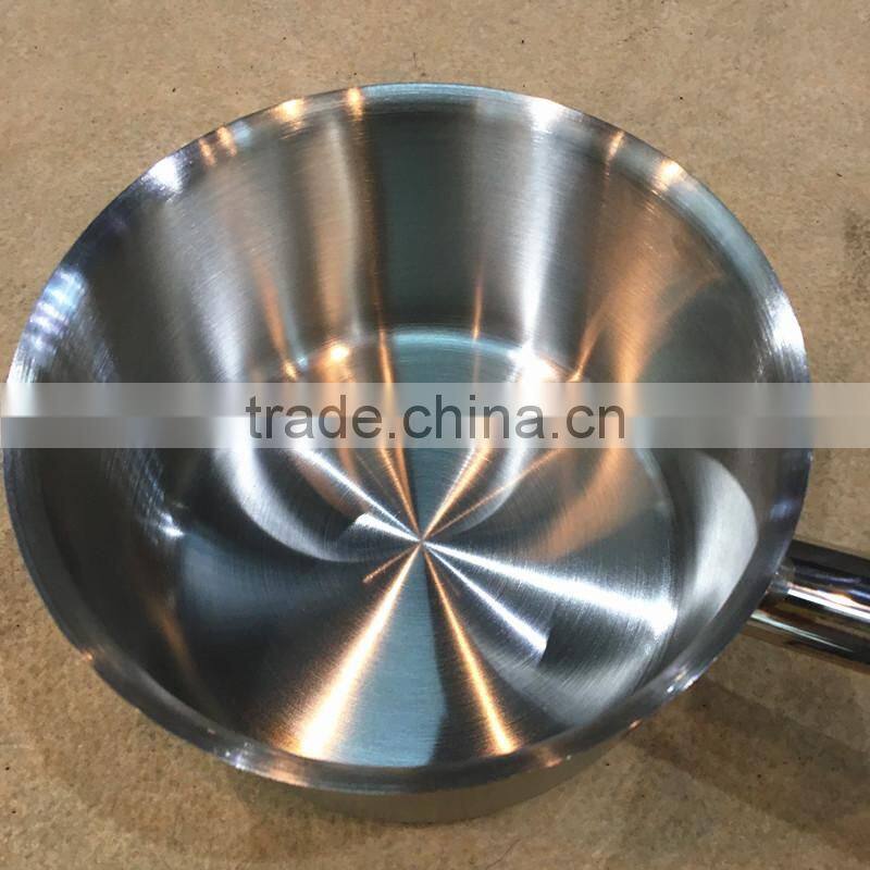 10L Induction Ready Stainless Steel Soup Cooking Pot with Long Handle for Kitchen (Tall Body)