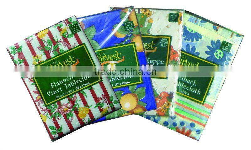 Plastic Flannelback Table Cover