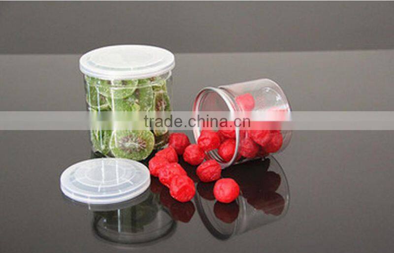 China made empty cans,plastic bottles,plastic easy open can,PET easy open can for dry food, nuts,candies, plastic jar