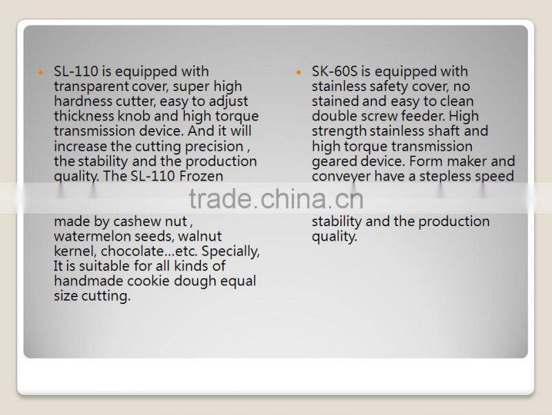 Anko Small Walnut Automatic Industrial Ice Box Cookie Dough Cutter