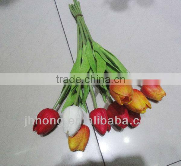 PU tulip artificial flowers upscale feel/home decoration