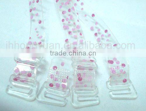 small dot printed bra strip / bra strap