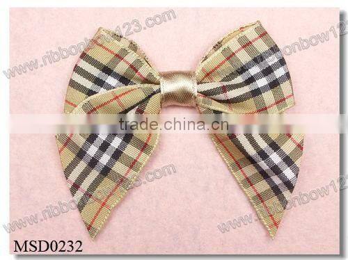 Elastic loop ribbon bow for wine bottles