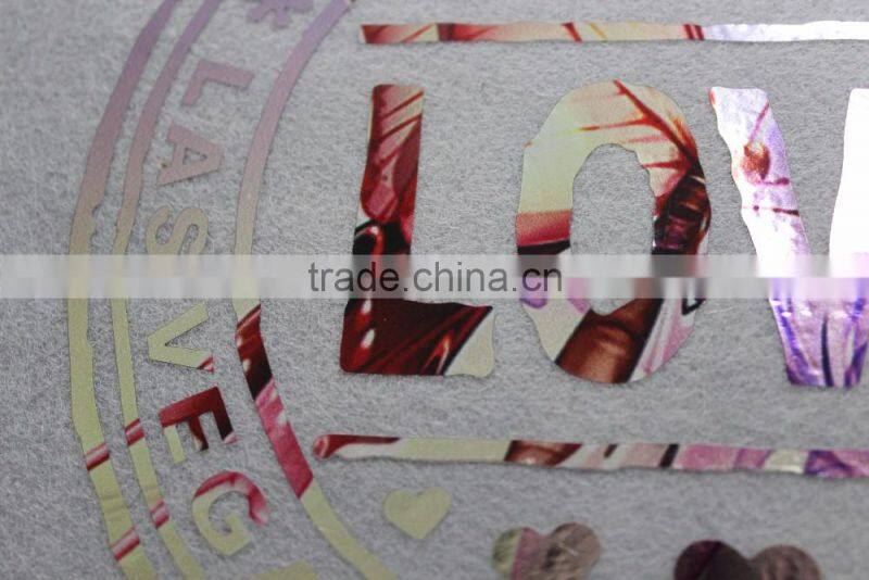 2017 stretch foil souvenir city name heat transfer