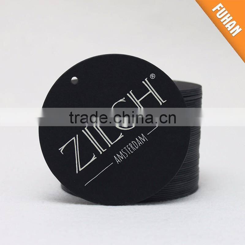 Top Quality Recycled Paper Hang Tag with Eyelet for Shoes/Garment/Bag
