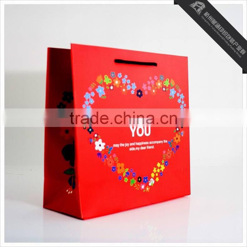 Colorful Printed Custom Made Paper Shopping Bags