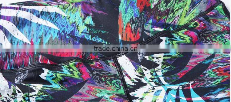 china supplier sexy high Elasticity yoga pants womens 2016 sublimated