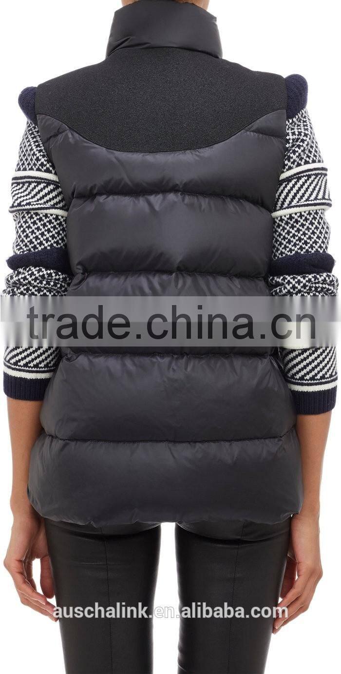 2016 new style wholesale high quality western women down vest