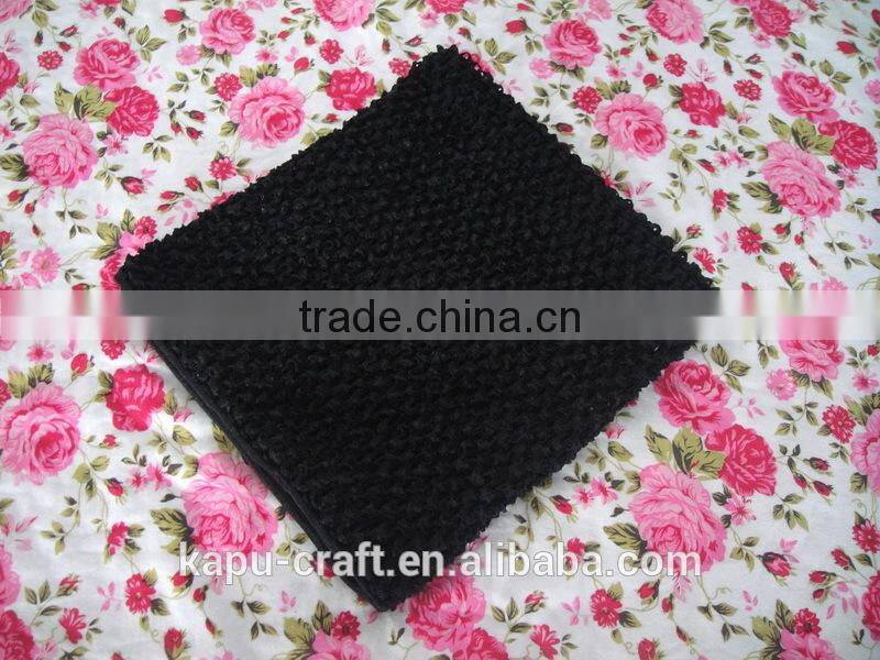 Solid color 9 inch girls crochet tube top lined children tube tops