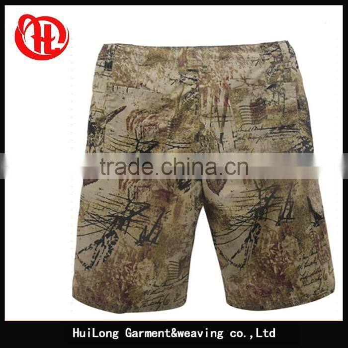 wholesale short pants plus size washed plaid men's shorts