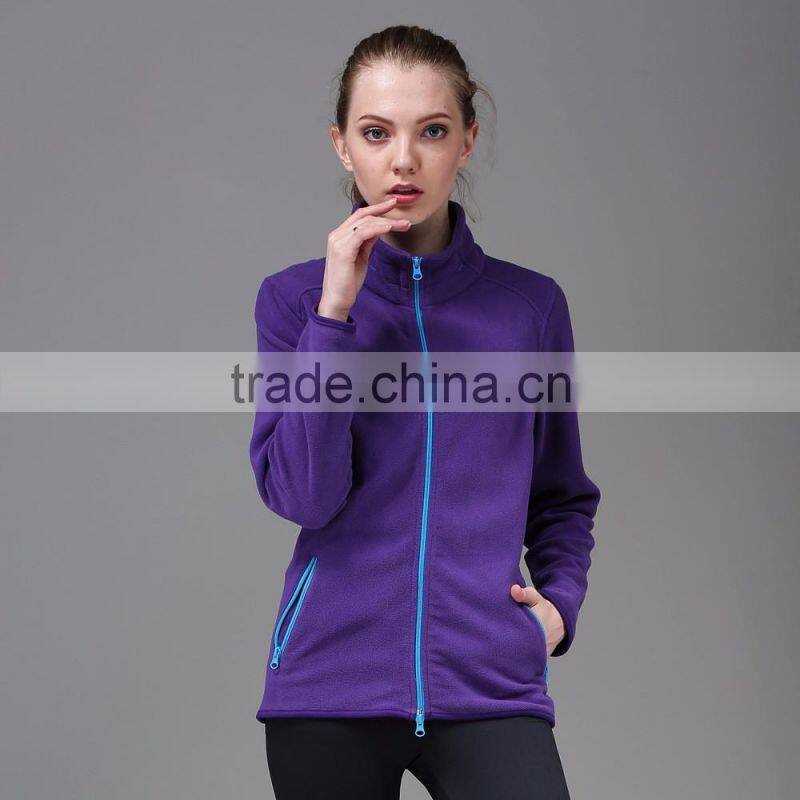 Winter outer super warm hooded fleece jacket