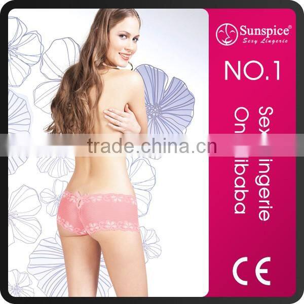 2016 Sunspice hot sale ladies' sexy fancy panty thong transparent underwear
