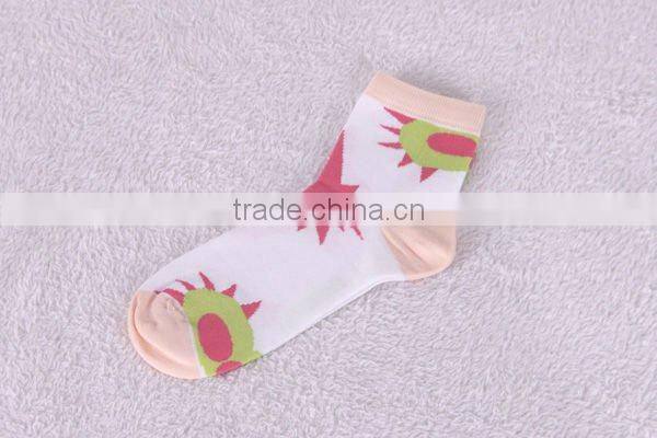 Ladies knitted absorbent ankle socks