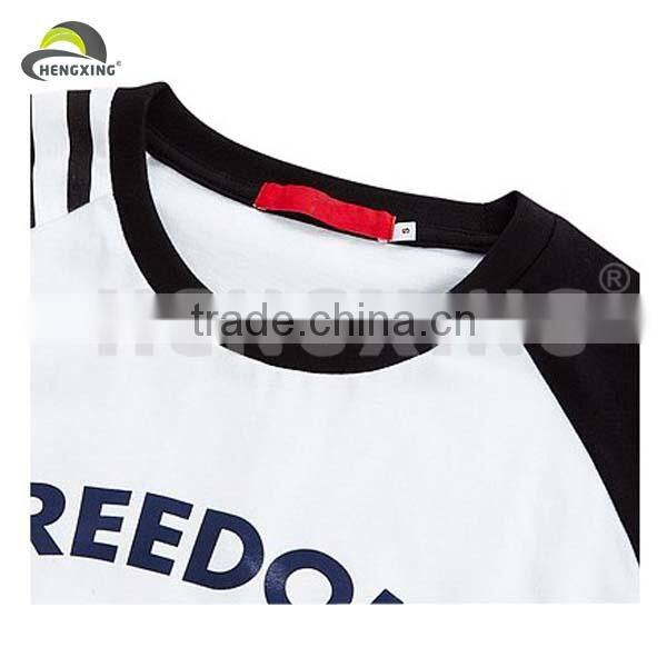 Fashion 100 Polyester Girls Screen Printing Long Shirts