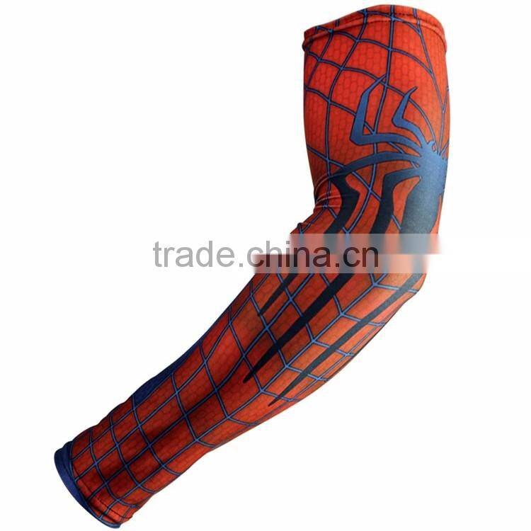 Custom sublimation printing lycra sleeve Compression Arm Warmers for men