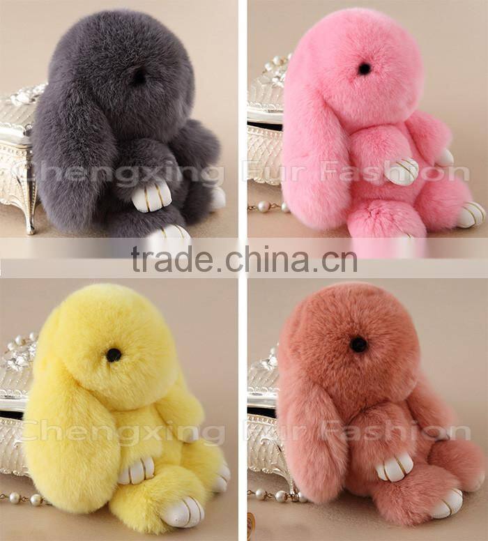 CX-R-10 High Quality Cute Rex Rabbit Fur Rabbit Soft Cartoon Toy Doll