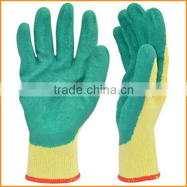 Rough yarn cotton knitted Labour working gloves