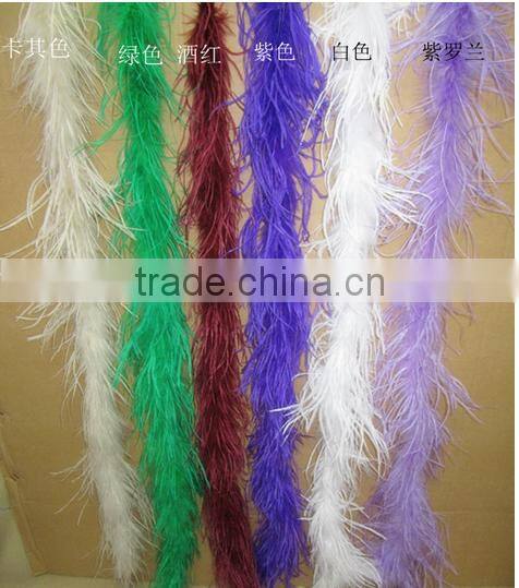 Wholesale top quality manufacturers multicolor decotation ostrich and turkey wool top