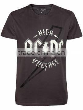 Customize print men's cotton short sleeve tshirt