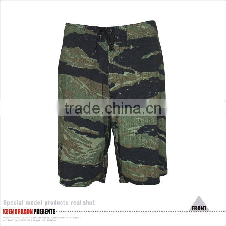 High Quality Custom 4 Way Stretch Waterproof Board Shorts