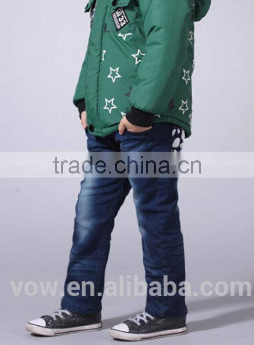 Latest designer kids demin jeans pants wholesale China children boys fashion jeans