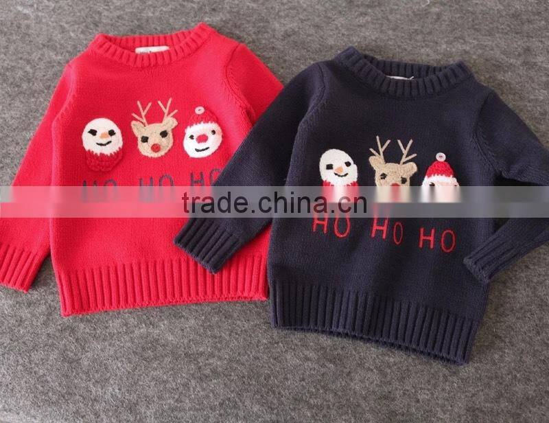 Christmas stylish jumper for little kids custom cashmere sweaters