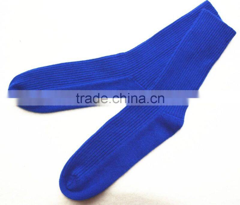 Alibaba China wholesale mens long cashmere flat and rib knit socks