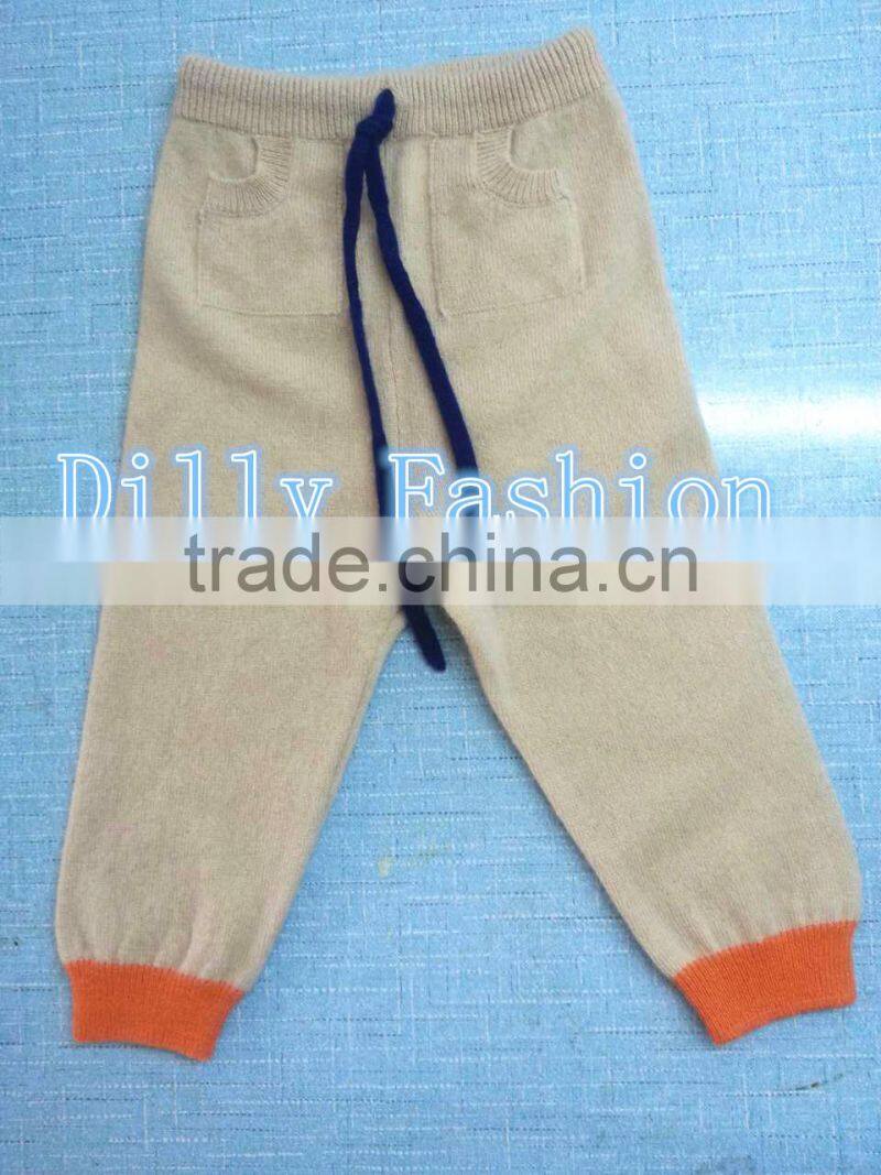 2015 baby clothing soft 100%cashmere baby pants