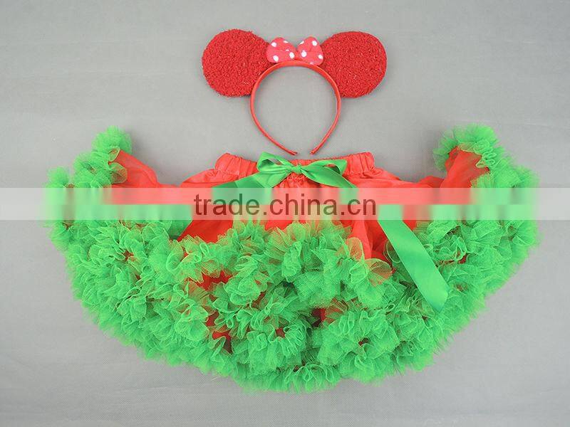 Baby Girls Christmas Pettiskirt Fluffy TuTu Skirts For Baby Girls